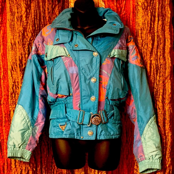 Spyder Jackets & Blazers - 🎉HP🎉 Vintage Spyder 80’s jacket funky